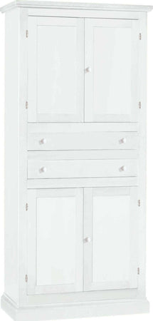 HERMAN---armadio-in-legno-massello-80x40x170-Bianco-Milani-Home