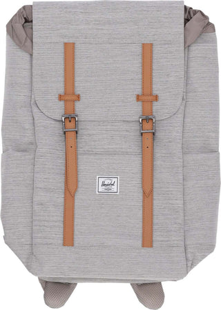 HERSCHEL-Zaino-Unisex-Retreat-Backpack-Light-Grey-Crosshatch-da-uomo
