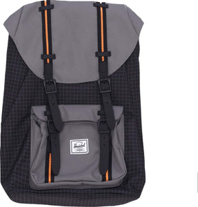 HERSCHEL-Zaino-Uomo-Little-America-Mid-Volume-Black-Grid/gargoyle-da-uomo