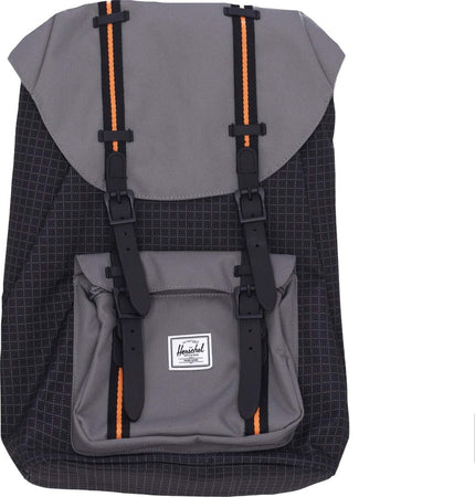 HERSCHEL-Zaino-Uomo-Little-America-Mid-Volume-Black-Grid/gargoyle-da-uomo