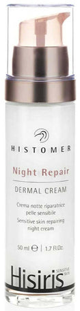 Histomer Hisiris Night Repair Dermal Cream 50ml Crema Notte Riparatrice Pelle Sensibile Anti-Rughe Rossore Invecchiamento e Macchie