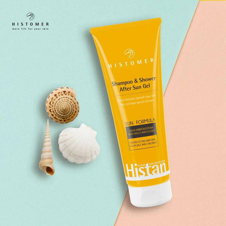 Histomer Histan Shampoo & Shower After Sun Gel 250ml Shampoo Doccia DopoSole per Corpo e Capelli