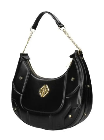 Hobo Donna 4US Paciotti 10101 Nero - Nero / Taglia Unica - borse a spalla