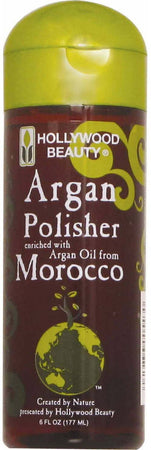 Hollywood Argan Oil from Morocco Polisher 177 Ml Olio per Capelli Naturali Effetto Lucentezza Con Olio Di Argan Dal Marocco