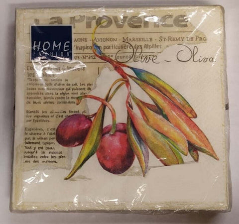 HOME-FASHION---CONFEZIONE-DI-TOVAGLIOLI-PER-DECOUPAGE-DA-20PZ-33X33CM---FANTASIA-OLIVE