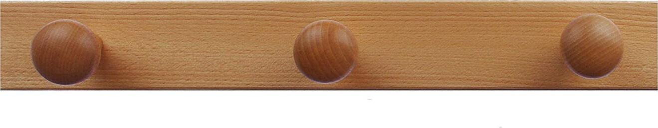 Home-System-R21475-Portabiti-Appendiabiti-in-Legno-a-3-Posizioni,-Naturale