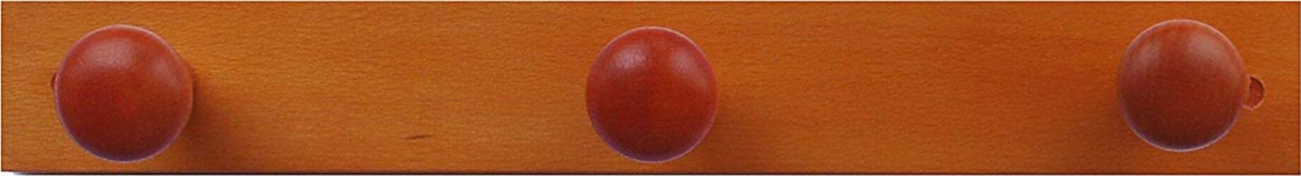 Home-System-R21478-Portabiti-Appendiabiti-in-Legno-a-3-Posizioni,-Ciliegio