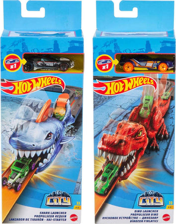 Hot-Wheels-City-Giocattoli-Lanciatori-con-Auto-Assortimento-Casuale-Idea-Regalo
