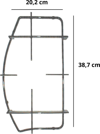 HOTPOINT ARISTON GRIGLIA CUCINA 1 FUOCO NERA DESTRA 38,7 X 20,2 CM - C00052922 Casa e cucina/Grandi elettrodomestici/Accessori e parti di ricambio/Ricambi e accessori per piani cottura/Griglie per piani cottura Rossi Ricambi - Venetico Marina, Commerciovirtuoso.it