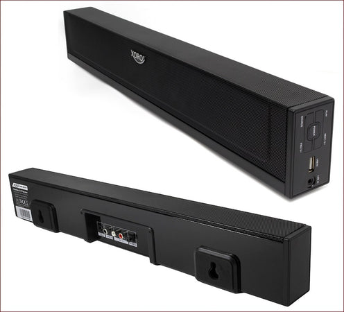 Soundbar XORO HSB 50 V2 da 25 Watt con S/PDIF Bluetooth USB e Telecomando