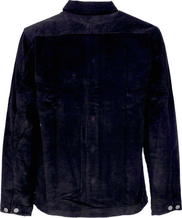 HUF-Camicia-Manica-Lunga-Uomo-Marina-Box-Overshirt-Black-da-uomo