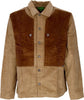 HUF-Camicia-Manica-Lunga-Uomo-Marina-Box-Overshirt-Khaki-da-uomo