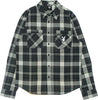 HUF-Camicia-Manica-Lunga-Uomo-Monarch-L/s-Flannel-X-Playboy-Black-da-uomo