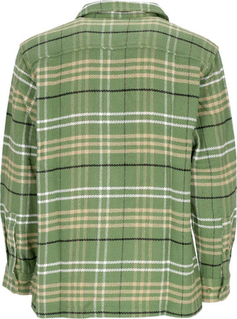 HUF-Camicia-Manica-Lunga-Uomo-Westridge-Woven-Shirt-Avocado-da-uomo