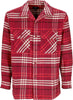 HUF-Camicia-Manica-Lunga-Uomo-Westridge-Woven-Shirt-Berry-da-uomo