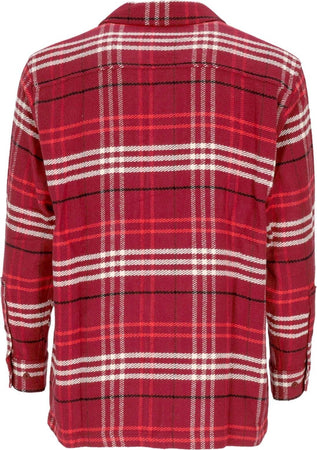 HUF-Camicia-Manica-Lunga-Uomo-Westridge-Woven-Shirt-Berry-da-uomo