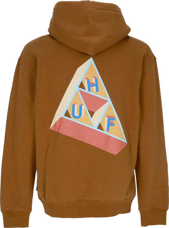 HUF-Felpa-Cappuccio-Uomo-Based-Triple-Triangle-Po-Hoodie-Rubber-da-uomo