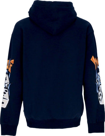 HUF-Felpa-Cappuccio-Uomo-Dicey-Po-Hoodie-Navy-da-uomo