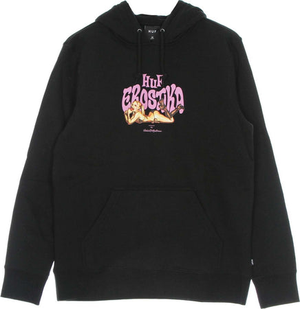 HUF-Felpa-Cappuccio-Uomo-Huf-Erostika-Hoodie-X-Rockin'-Jelly-Bean-Black-da-uomo