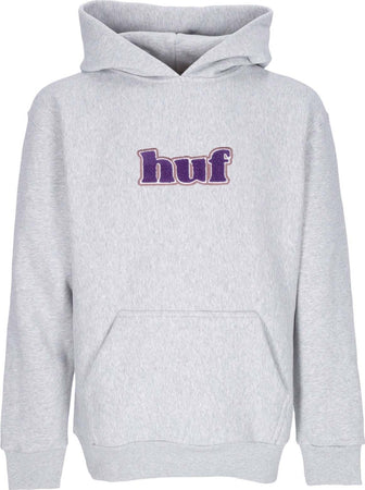 HUF-Felpa-Cappuccio-Uomo-Madison-Heavyweight-Po-Hoodie-Heather-Grey-da-uomo