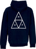HUF-Felpa-Cappuccio-Uomo-Set-Triple-Triangle-Po-Hoodie-Navy-da-uomo