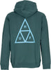 HUF-Felpa-Cappuccio-Uomo-Set-Triple-Triangle-Po-Hoodie-Pine-da-uomo