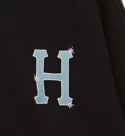 HUF-Felpa-Cappuccio-Uomo-Sideline-P/o-Hoodie-Indigo-da-uomo