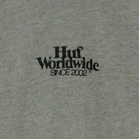 HUF-Felpa-Cappuccio-Uomo-Vicious-P/o-Hoodie-Grey-Heather-da-uomo