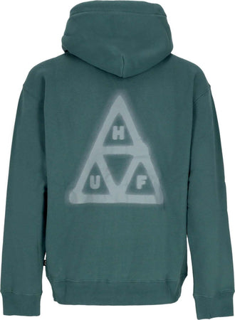 HUF-Felpa-Cappuccio-Zip-Uomo-Horus-Full-Zip-Hoodie-Pine-da-uomo