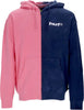 HUF-Felpa-Cappuccio-Zip-Uomo-Split-Dye-Full-Zip-Hoodie-Pink/navy-da-uomo
