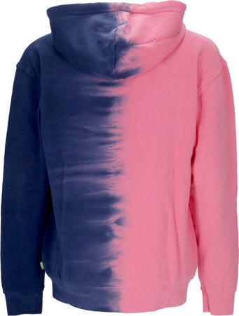 HUF-Felpa-Cappuccio-Zip-Uomo-Split-Dye-Full-Zip-Hoodie-Pink/navy-da-uomo