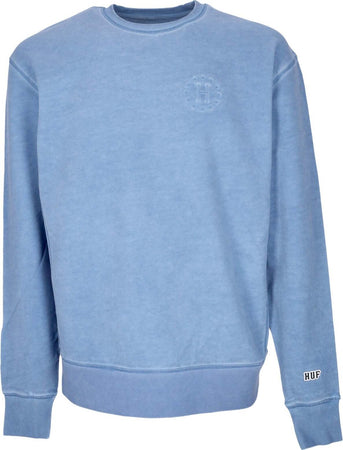 HUF-Felpa-Girocollo-Uomo-12-Galaxies-Faded-Crewneck-Blue-da-uomo