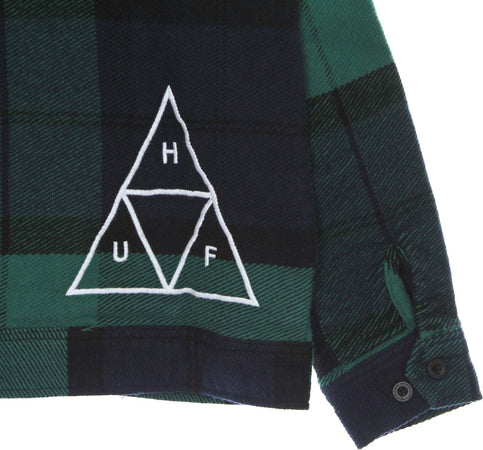 HUF-Giacca-Workwear-Uomo-Blackwatch-Work-Jacket-Navy-da-uomo