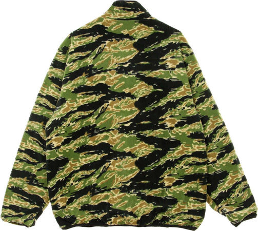 HUF-Giubbotto-Pile-Uomo-Milton-Rev-Polar-Fleece-Tiger-Camo-da-uomo