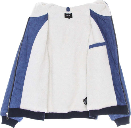 HUF-Giubbotto-Uomo-Colton-Hooded-Zip-Jacket-Indigo-Blue-da-uomo