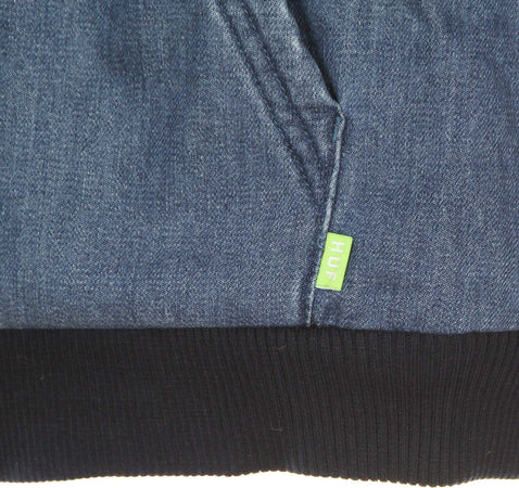HUF-Giubbotto-Uomo-Colton-Hooded-Zip-Jacket-Indigo-Blue-da-uomo