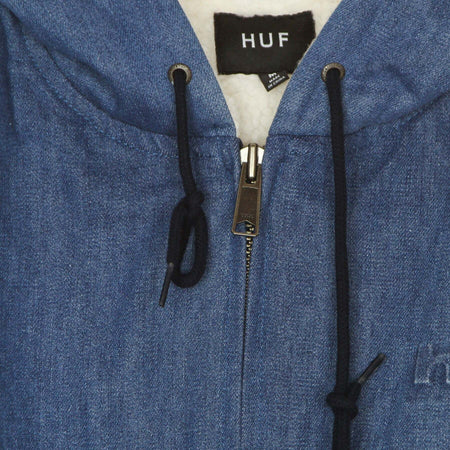 HUF-Giubbotto-Uomo-Colton-Hooded-Zip-Jacket-Indigo-Blue-da-uomo