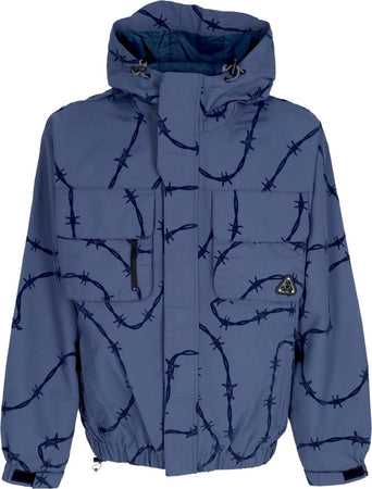 HUF-Giubbotto-Uomo-Reservoir-Jacket-Oil-Blue-da-uomo