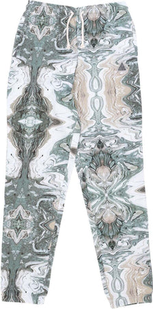 HUF-Pantalone-Tuta-Felpato-Donna-Swirl-Fleece-Pant-Olive-da-donna