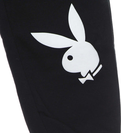 HUF-Pantalone-Tuta-Felpato-Uomo-Rabbit-Head-Fleece-Pant-X-Playboy-Black-da-uomo