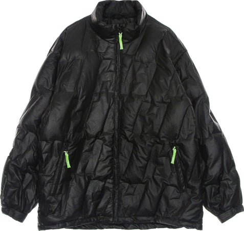 HUF-Piumino-Uomo-Monogram-Puffer-Jacket-Black-da-uomo