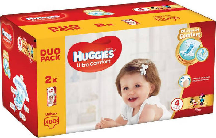 HUGGIES Ultra Comfort Duo Pack Pannolini Pacco Risparmio Maxi Scorta Pannolino a Prova di Movimento Pannolini Sanitaria Gioia del Bimbo - Villa San Giovanni, Commerciovirtuoso.it