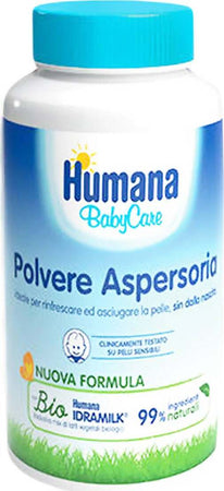 HUMANA Baby Care Polvere Aspersoria 150 gr. Polvere per Rinfrescare e Asciugare la Pelle di Bambini e Neonati Igiene Sanitaria Gioia del Bimbo - Villa San Giovanni, Commerciovirtuoso.it