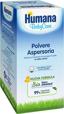 HUMANA Baby Care Polvere Aspersoria 150 gr. Polvere per Rinfrescare e Asciugare la Pelle di Bambini e Neonati Igiene Sanitaria Gioia del Bimbo - Villa San Giovanni, Commerciovirtuoso.it