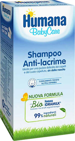 HUMANA Baby Care Shampoo Anti-Lacrime Bio 200 ml Shampoo per Bambini Biologico 99% di ingredienti naturali Igiene Sanitaria Gioia del Bimbo - Villa San Giovanni, Commerciovirtuoso.it