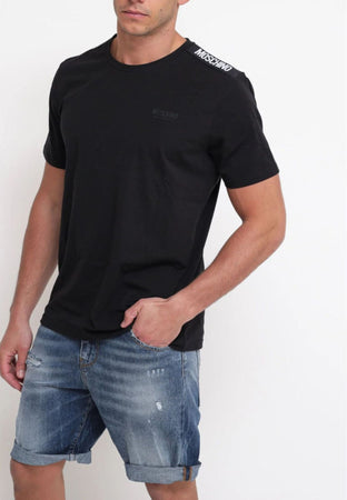 moschino T-SHIRT T-SHIRT COTTON STRETCH 2PK da uomo