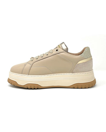 Janet E Janet sneakers da donna in pelle con charms con logo lettering