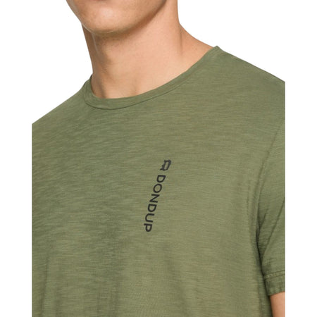 DONDUP t-shirt uomo dondup - t-shirt - verde militare da uomo