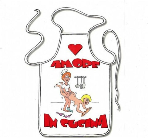Idea Regalo Addio Al Nubilato E Celibato Maxi Grembiule In Tessuto Humor ‘b’ Amore In Cucina Salute e cura della persona/Erotismo e contraccezione/Sex toys/Gadget per addio al nubilato e al celibato Kondorama - Martinsicuro, Commerciovirtuoso.it