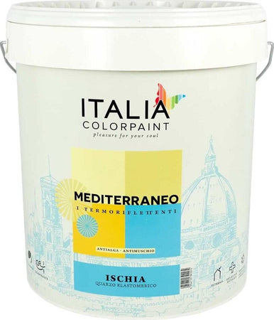 Idropittura Quarzo Elastomerico Termoriflettente Ischia Antialga Bianco Litri 13 Fai da te/Pitture trattamenti per pareti e utensili/Vernice e fondo/Pittura per pareti Ogomondo - Martina Franca, Commerciovirtuoso.it